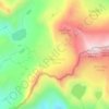 White Chuck Glacier topographic map, elevation, terrain