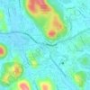 Horana topographic map, elevation, terrain