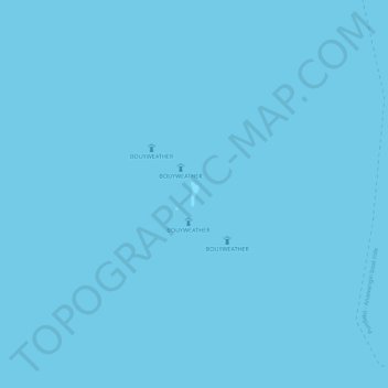 Tabones Island topographic map, elevation, terrain