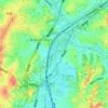 柏尾川 topographic map, elevation, terrain