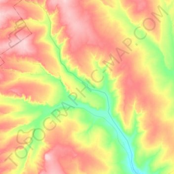 Каргалка topographic map, elevation, terrain