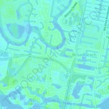 Hart Park topographic map, elevation, terrain