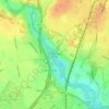 Stanborough Park topographic map, elevation, terrain