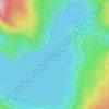 Elbow Lake topographic map, elevation, terrain