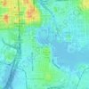 Rash Field topographic map, elevation, terrain