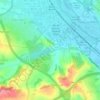 Matford Brook topographic map, elevation, terrain