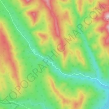 Lynx Creek topographic map, elevation, terrain