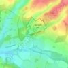 Hurst Wood topographic map, elevation, terrain