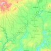 Muleta River topographic map, elevation, terrain