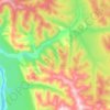 Сентачан topographic map, elevation, terrain