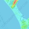 White Beach Boracay topographic map, elevation, terrain