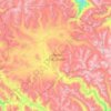 Deosai National Park topographic map, elevation, terrain