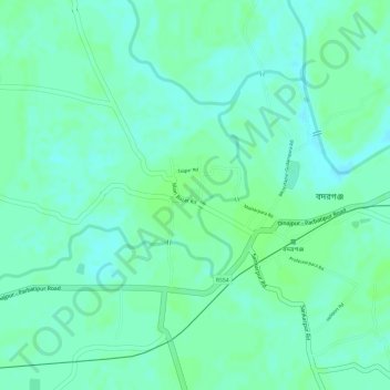 Shahapur Play Ground topographic map, elevation, terrain