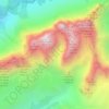 Val dala Salieries topographic map, elevation, terrain