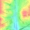 Kuils River topographic map, elevation, terrain