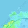 Al-Montaza Park topographic map, elevation, terrain