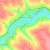 Sursko-Lytovske topographic map, elevation, terrain