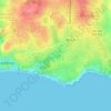 Jardim Vale Faro topographic map, elevation, terrain
