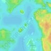 Llanberris Island topographic map, elevation, terrain