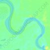Tunguska River topographic map, elevation, terrain