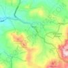 Kisii topographic map, elevation, terrain