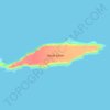 Astola Island topographic map, elevation, terrain