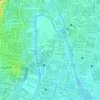 Bridgetowne Central Park topographic map, elevation, terrain