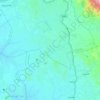 الكدى topographic map, elevation, terrain