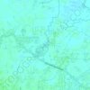 Danau Buatan topographic map, elevation, terrain