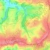 Hurst Wood topographic map, elevation, terrain