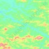 Sungai Baleh topographic map, elevation, terrain