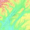 Denali State Park topographic map, elevation, terrain