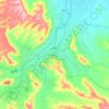 Tataouine topographic map, elevation, terrain