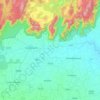 Bhavani River topographic map, elevation, terrain