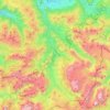 Gadertal - Val Badia topographic map, elevation, terrain