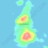 Isla Florencia topographic map, elevation, terrain