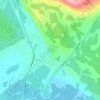 Carcross Desert topographic map, elevation, terrain