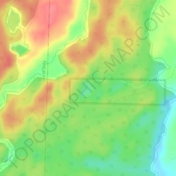 Pat Lake topographic map, elevation, terrain