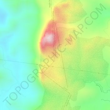 Serra do Caraça topographic map, elevation, terrain