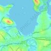 Button Island topographic map, elevation, terrain