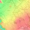 Vacoas-Phoenix topographic map, elevation, terrain