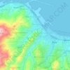Rize castle topographic map, elevation, terrain