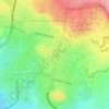 Malatia topographic map, elevation, terrain