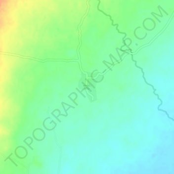 Kon Tein topographic map, elevation, terrain