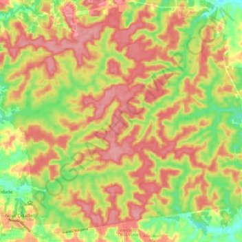 Reserva Florestal Adolpho Ducke topographic map, elevation, terrain