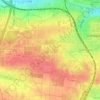 Ground Zero topographic map, elevation, terrain