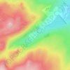 Wet Sleddale topographic map, elevation, terrain