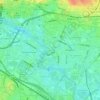 Glasgow Green topographic map, elevation, terrain
