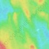 Lac Belec topographic map, elevation, terrain