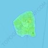 Gili Air topographic map, elevation, terrain